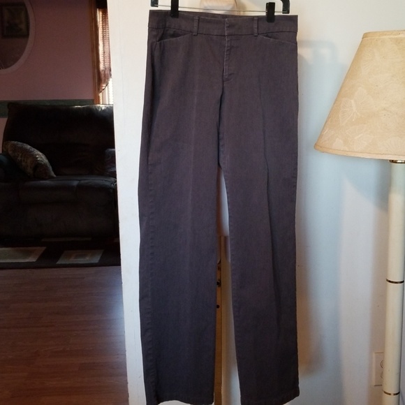 <Dockers> Women's Grey Metro Pants - Size 8 Long - Picture 2 of 8